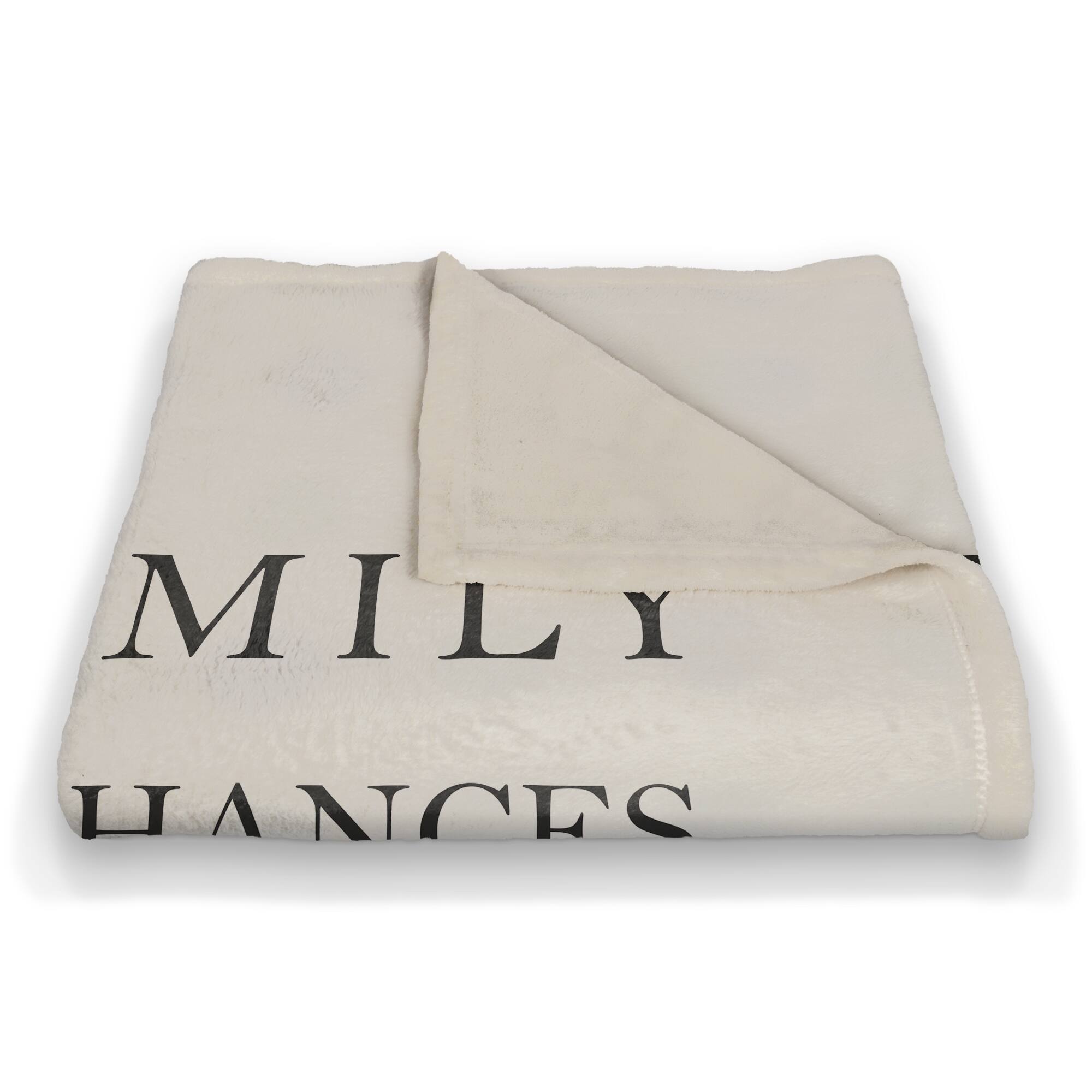 50" x 60" In This Family Coral Fleece Throw Blanket